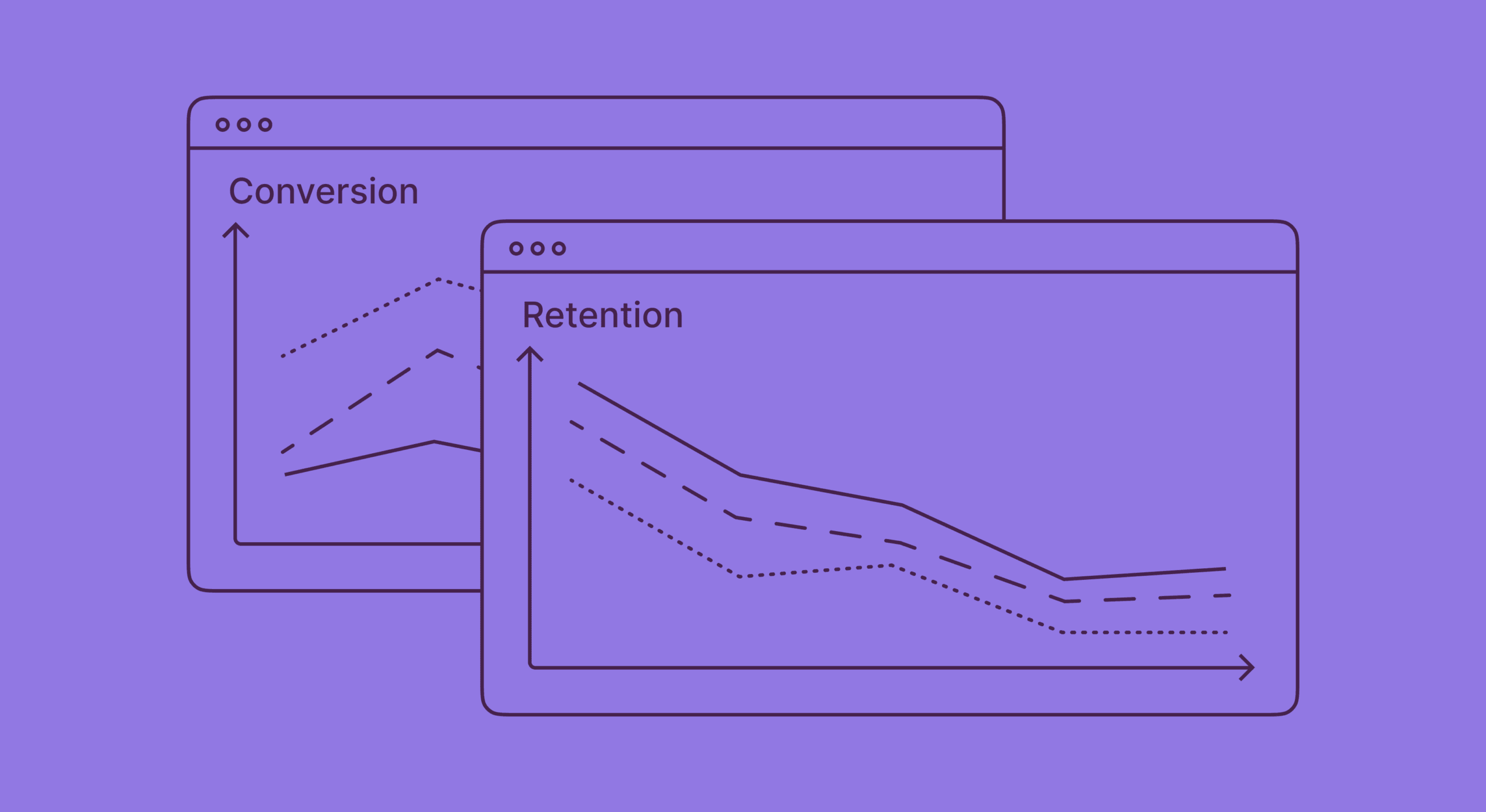 Adapty July Updates: retention and conversion charts