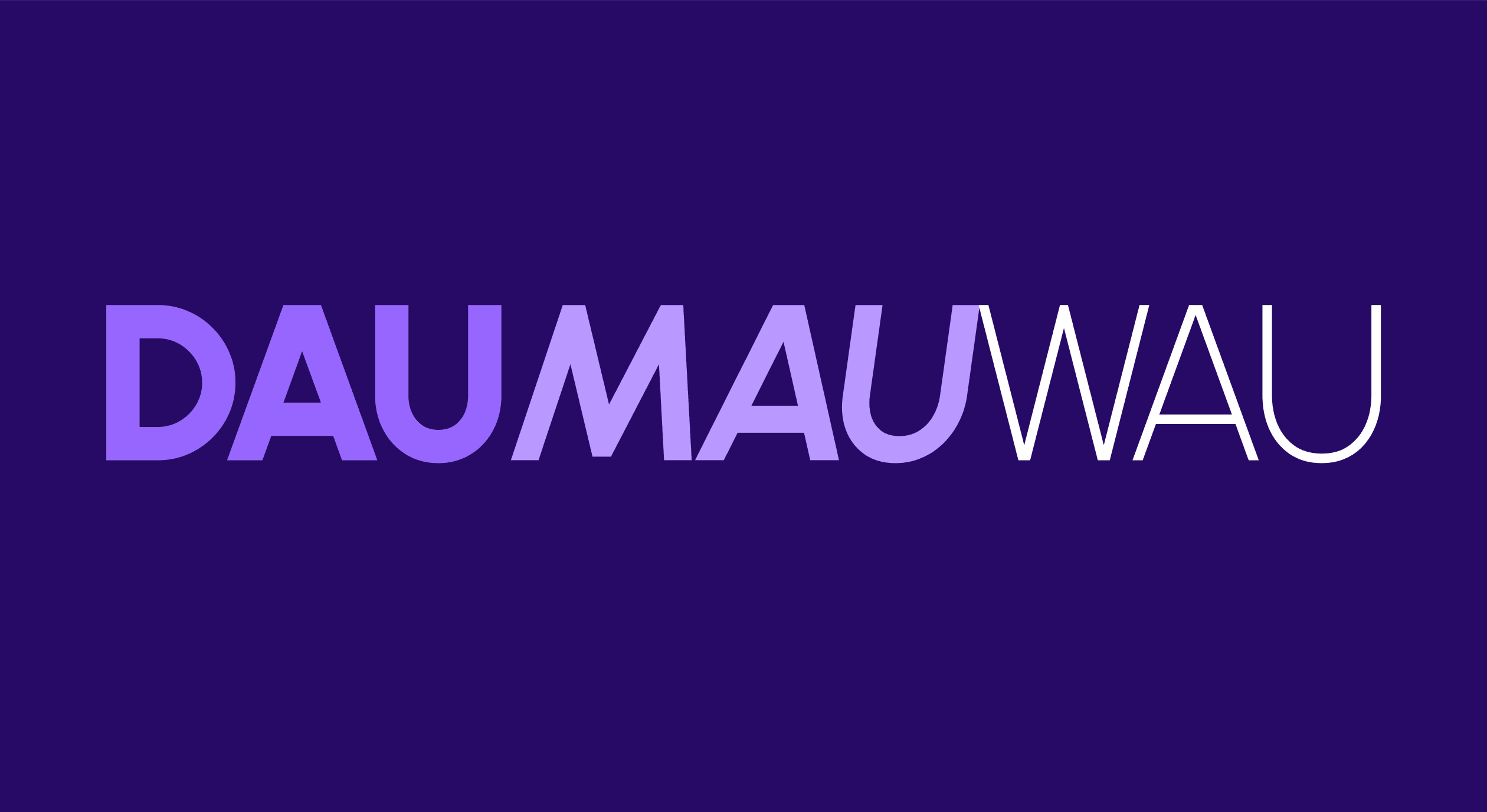 Understanding DAU, WAU & MAU active users metrics