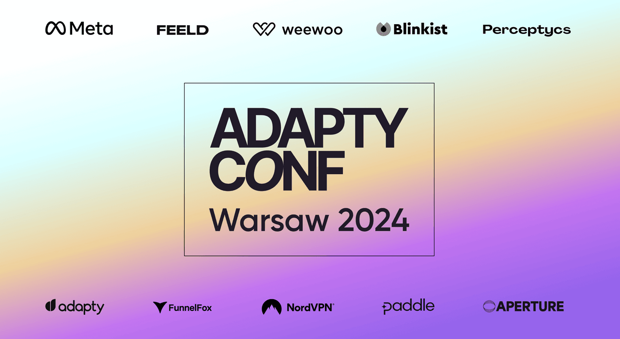 Adapty Conf Warsaw 2024: Unlocking app growth