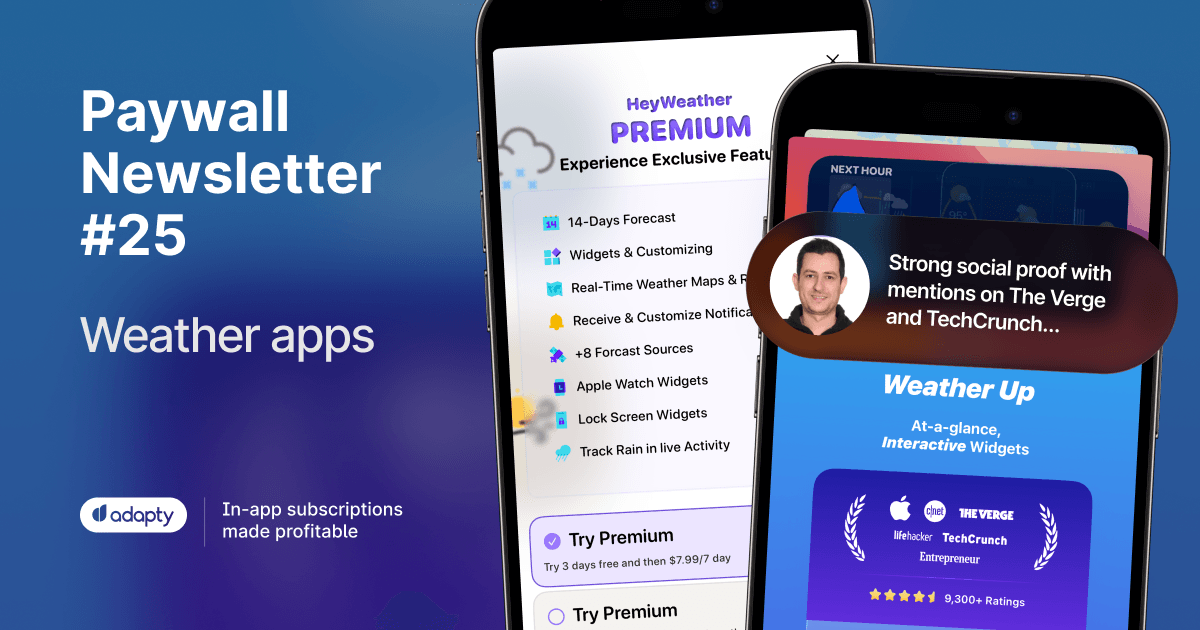 Paywall Newsletter #25: Cloudy with a chance of conversions