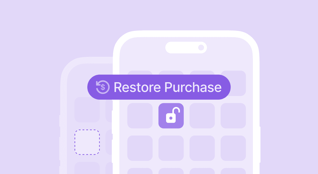 What does “Restore purchase” mean?