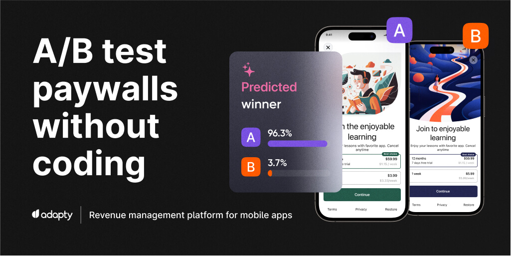 Paywall A/B testing for subscription-based apps | Adapty