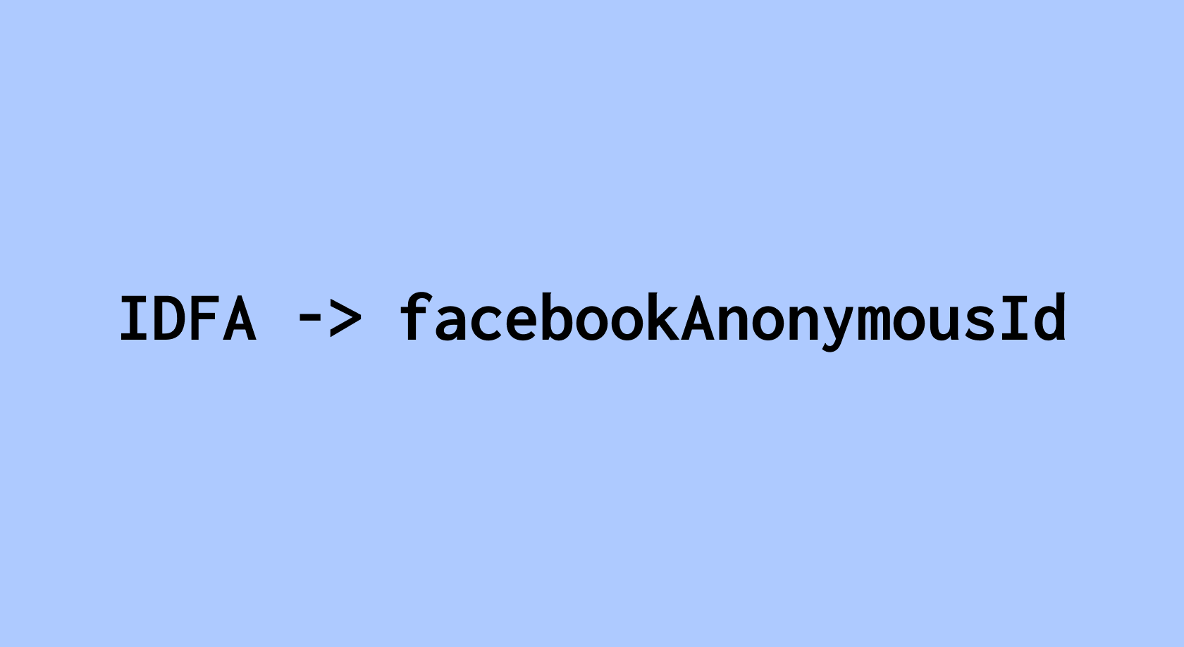 603d0d87126ce00994319f3b Idfa Fb Anon Id