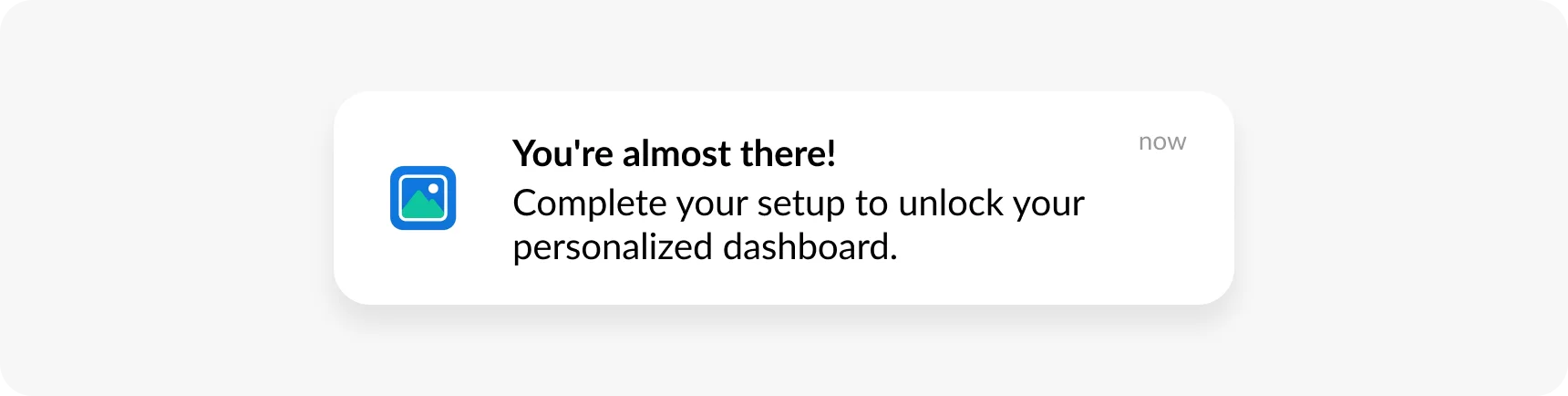 Targeted push notification example