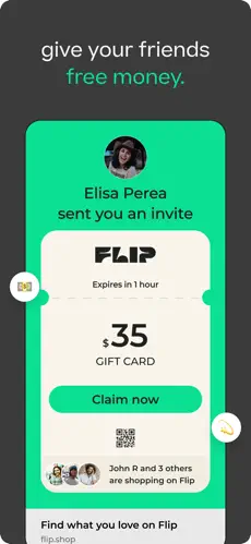 Flip rewards in referral program