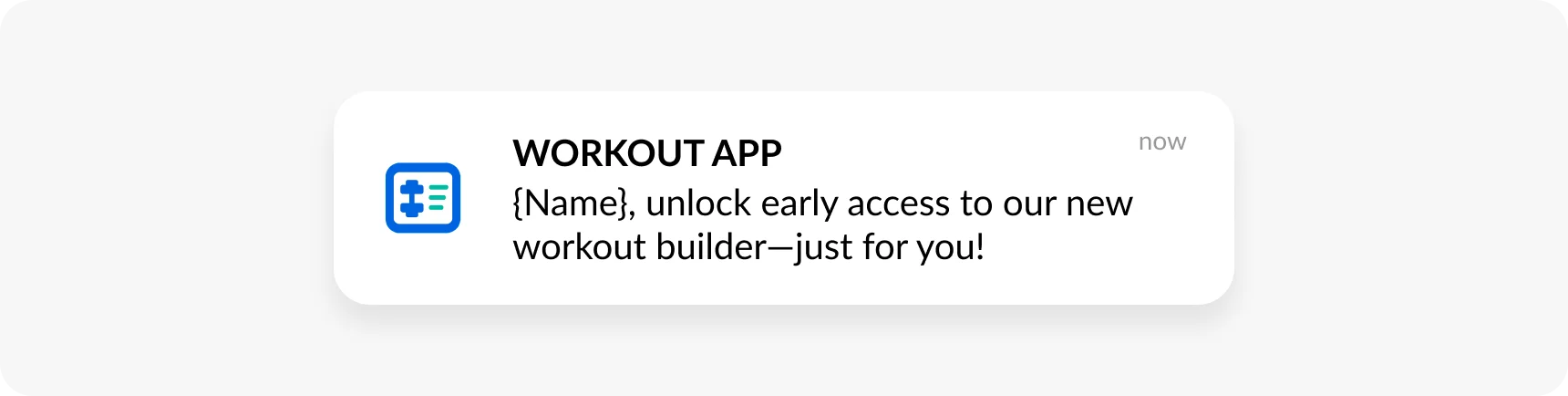 Upgrade offer push notifications example