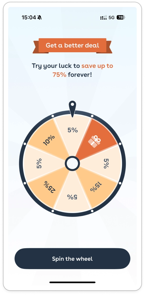 Foodvizor spinning wheel mechaninc