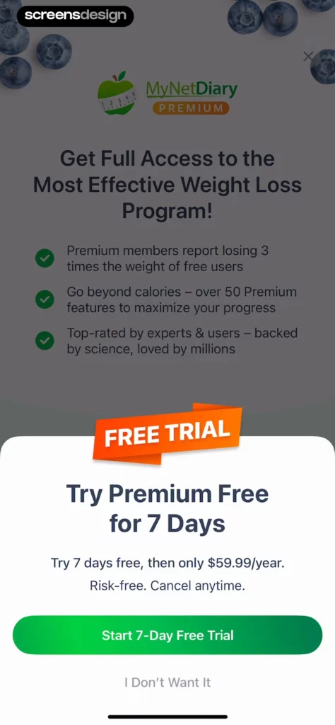 Mynetdiary Paywall 2