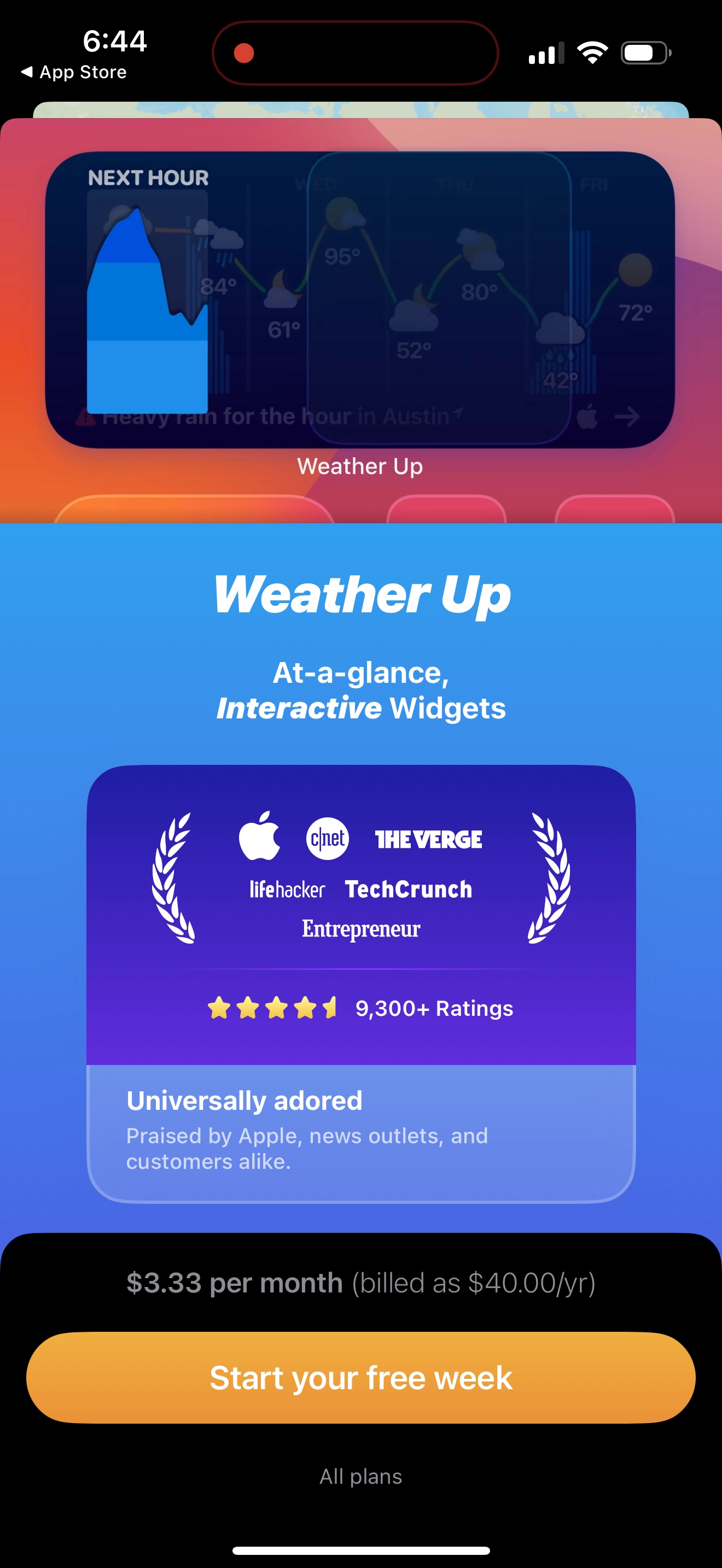 WeatherUp