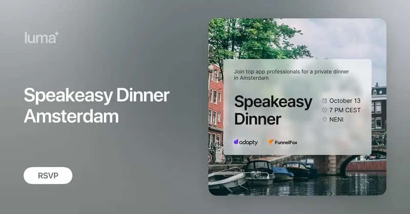 New One Amsterdam Dinner