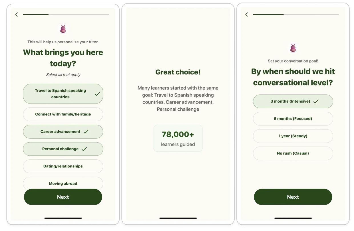 LingoTok Onboarding