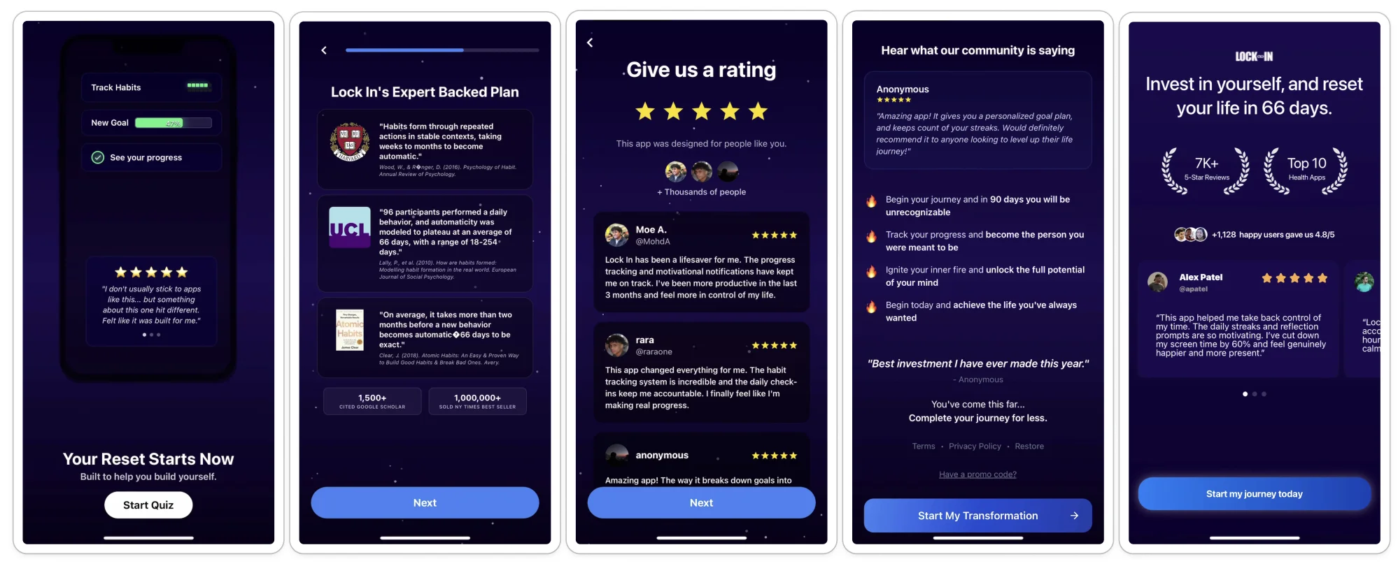 Lock In Onboarding