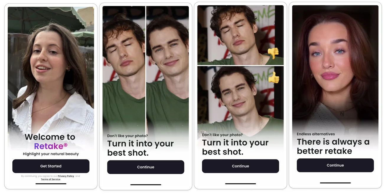Retake AI Face Onboarding