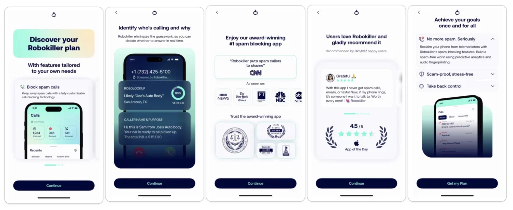 Robokiller Onboarding