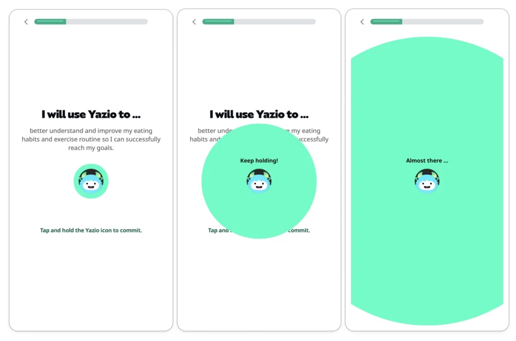 Yazio Onboarding 1 2