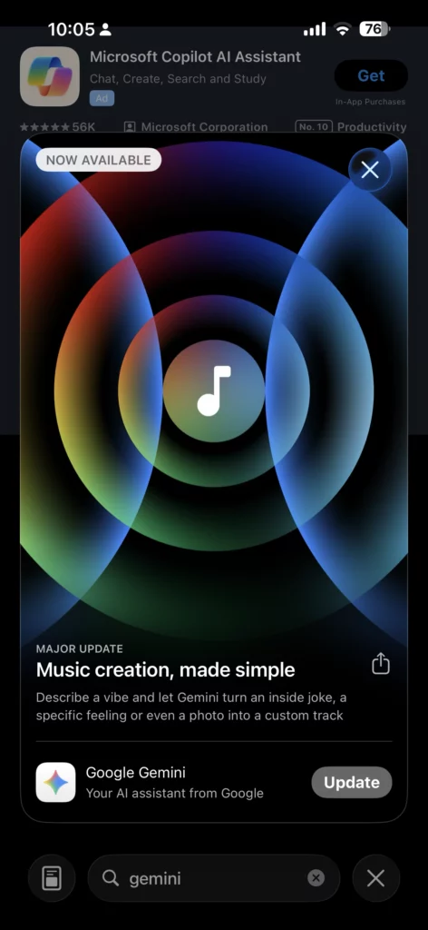 Appstore Gemini In Event 1