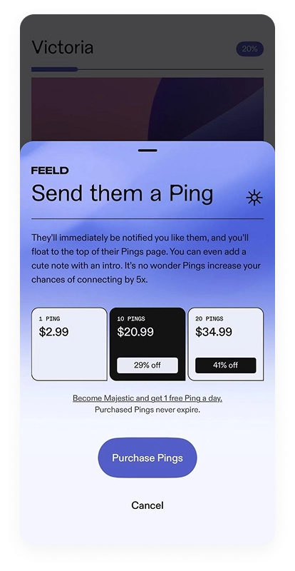 Feeld: Paywall Screenshot