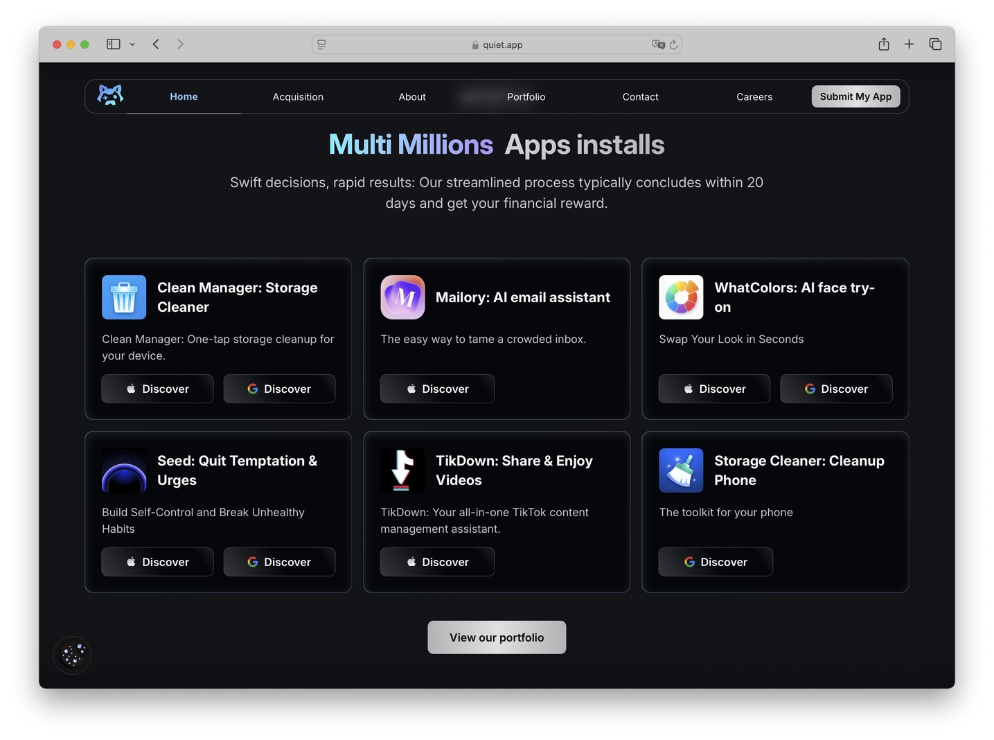 Multi Millions Apps Installs
