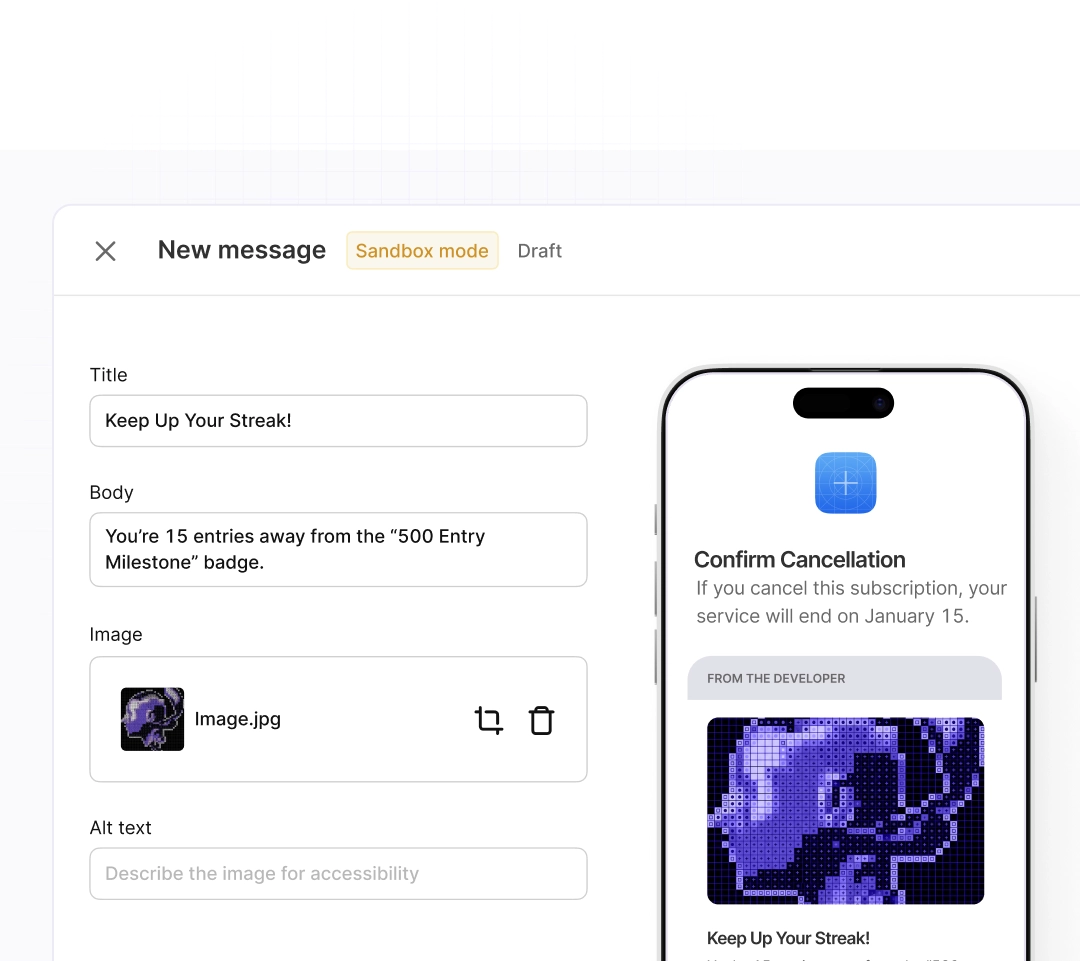 Create and preview in one place