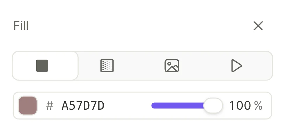 Screen settings — Background