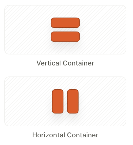 Vertical Stack and Horizontal Stack tiles