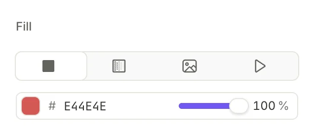 Fill section