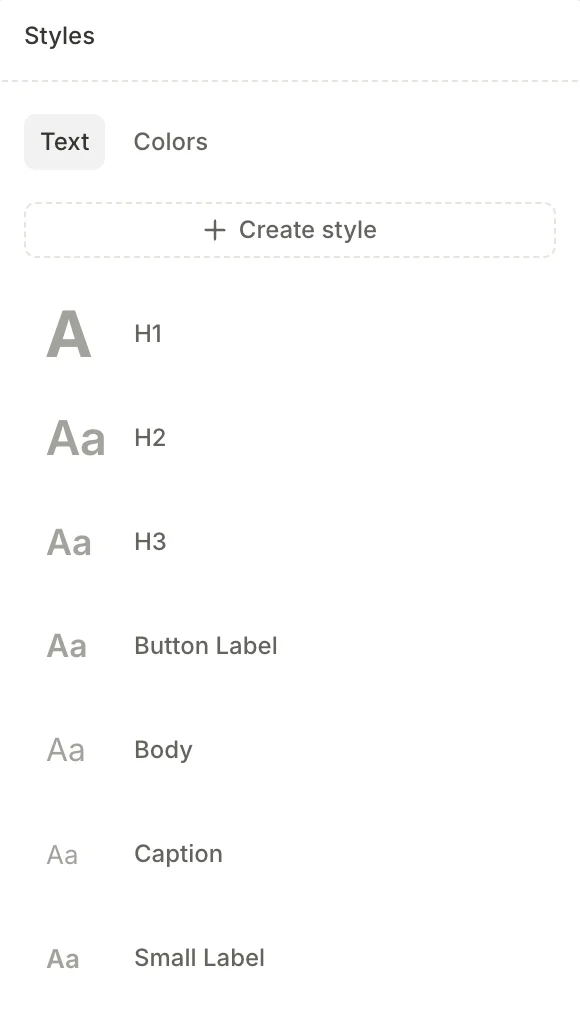 Flow builder styles view