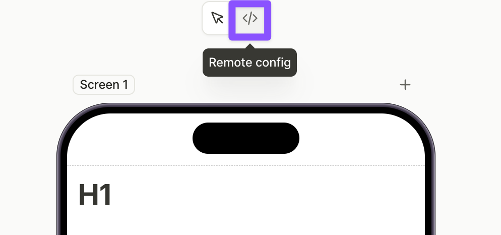 Open remote config in the Flow Builder editor
