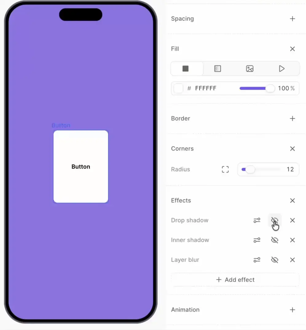 Adding and stacking effects