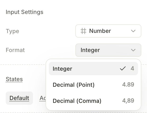 Add input