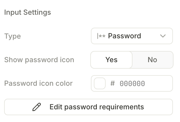 Add input