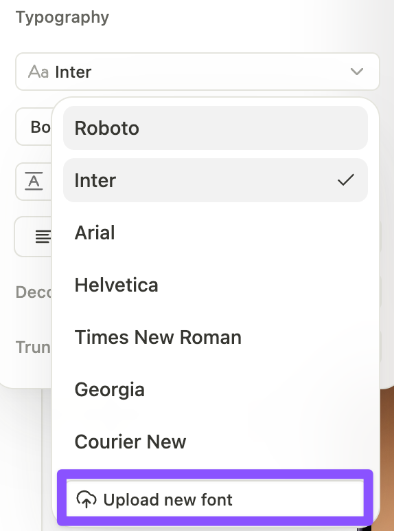 Add custom font
