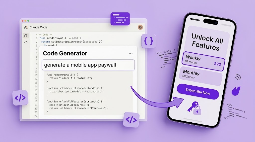 How to build flows and paywalls with your own AI coding agent