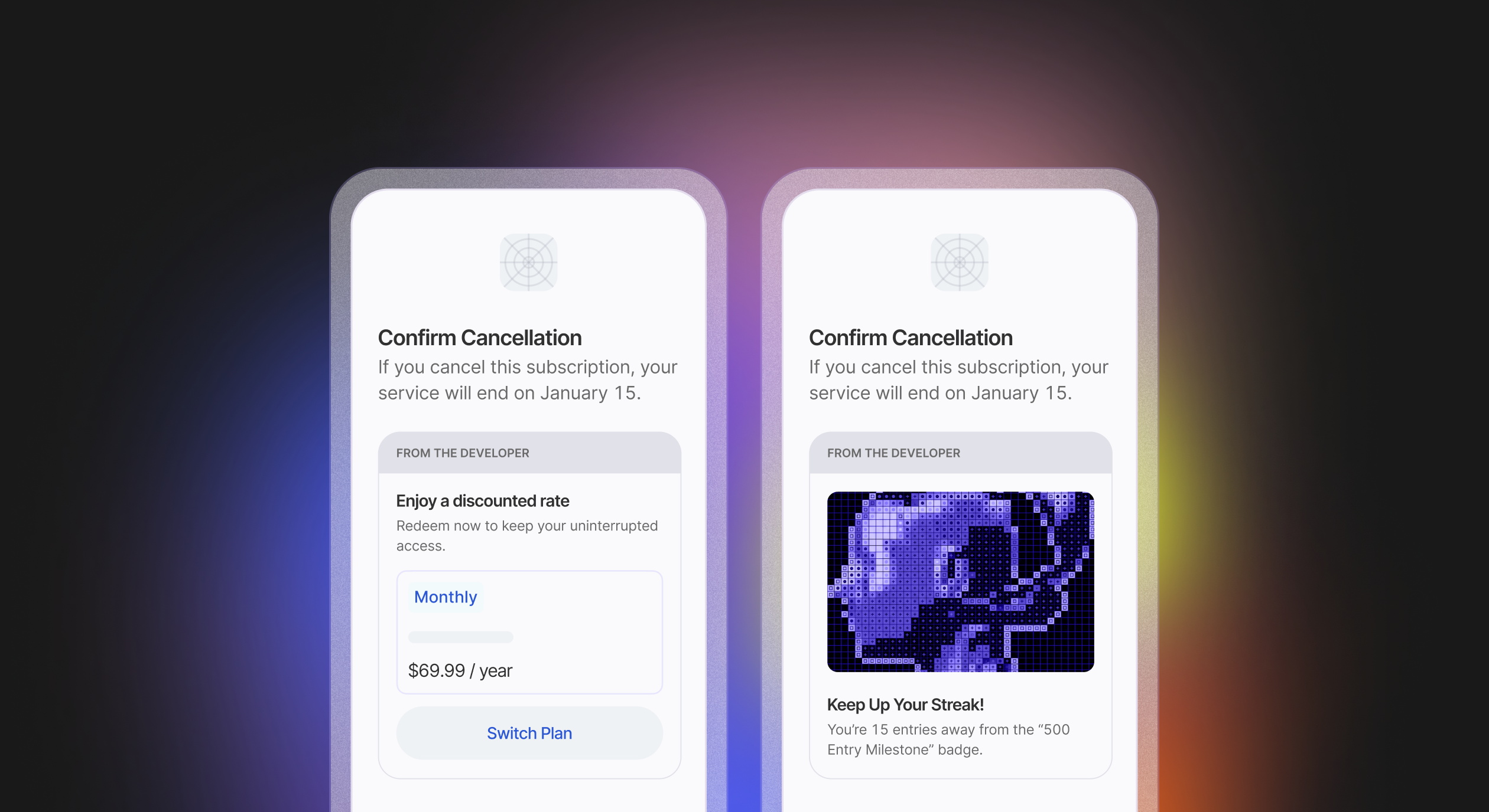 Apple's Retention Messaging API: the cancellation screen you can now write on