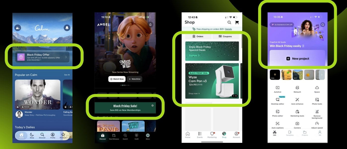 Friday paywalls in app banners
