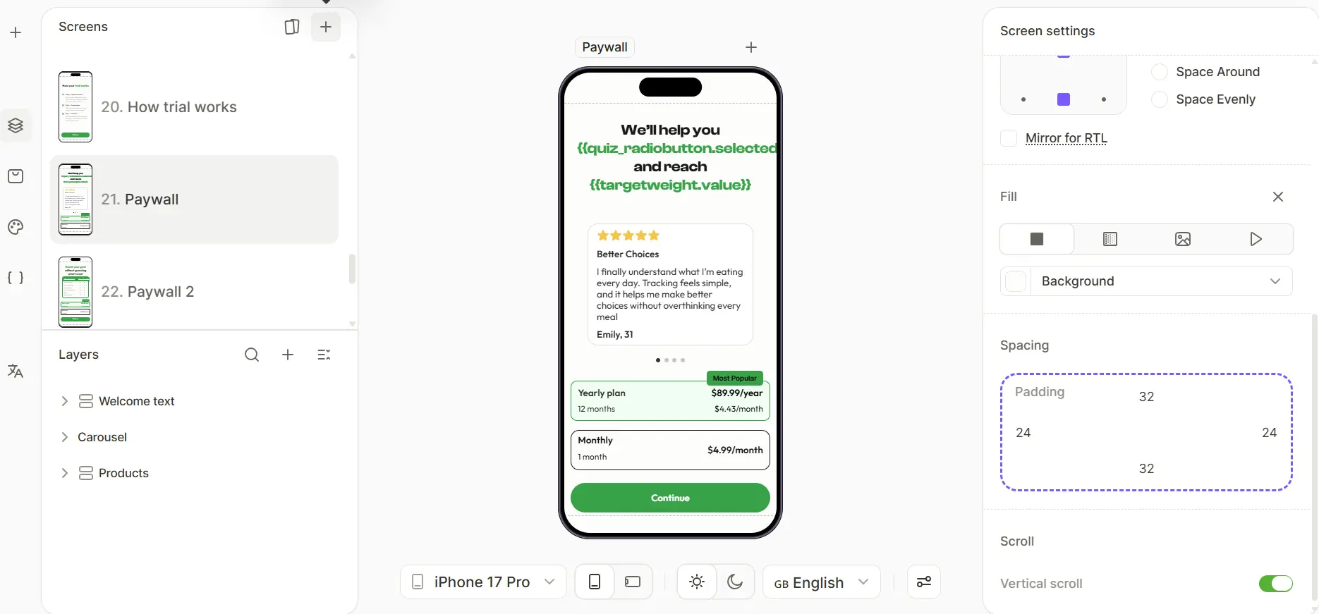 flow and onboarding builder