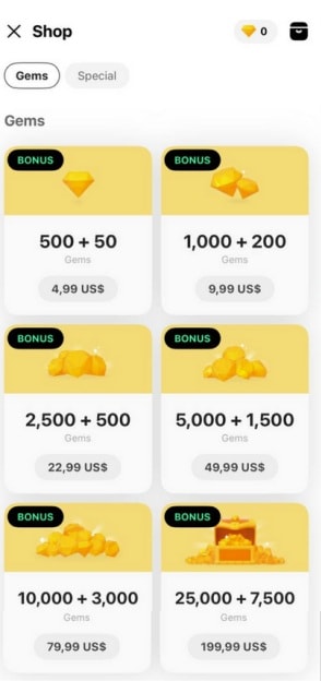 Virtual currency discounts