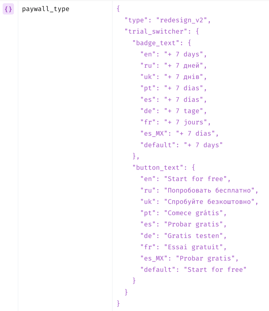 Paywall localization with remote config via Adapty