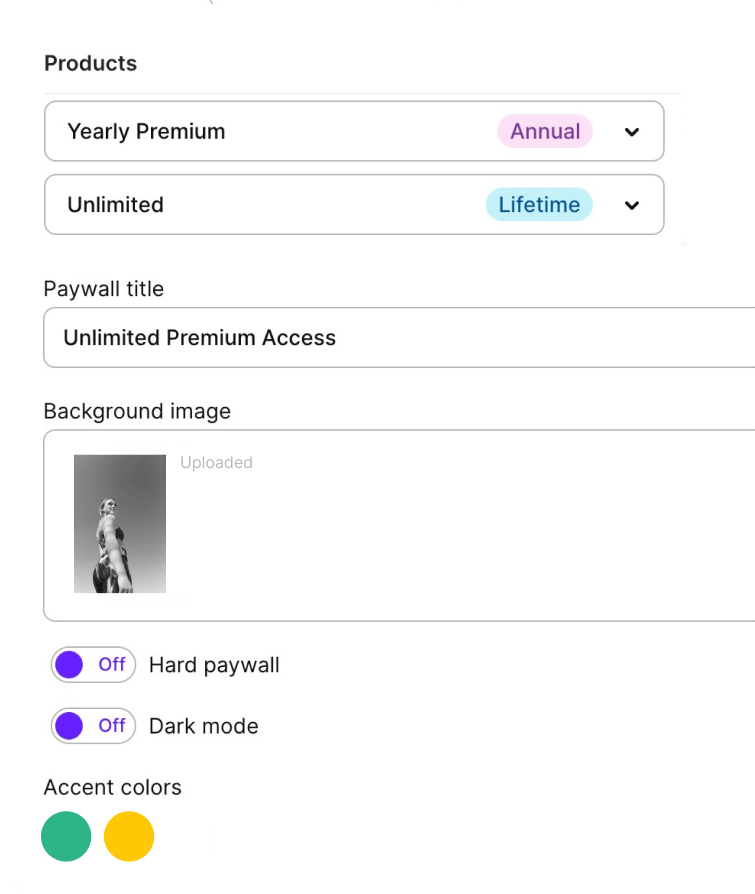 paywall builder ui img