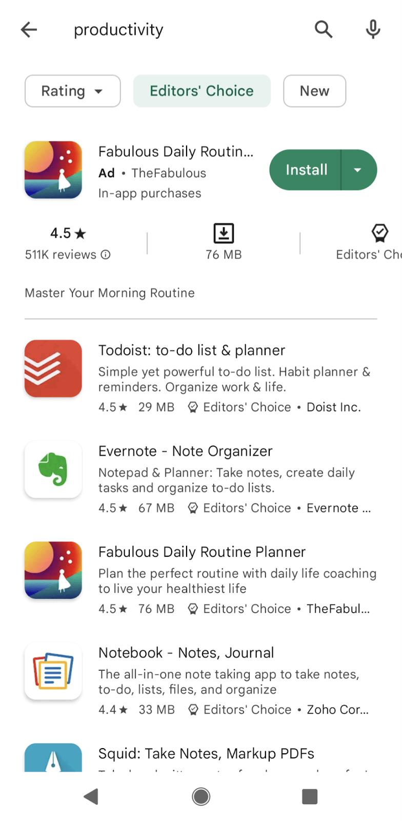 Google editor choice list 502x1024