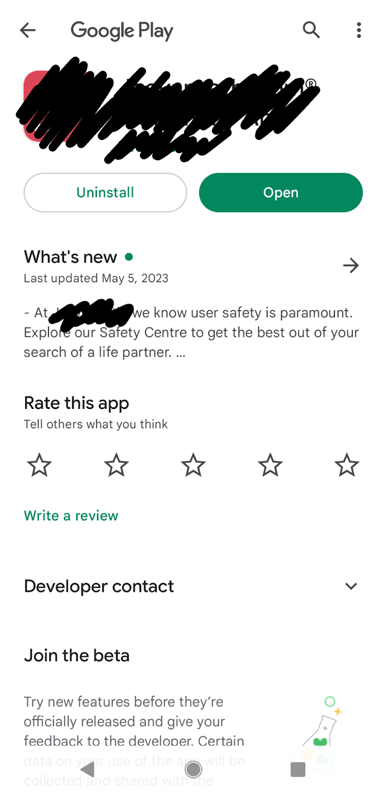 redirecting users to the app store 493x1024