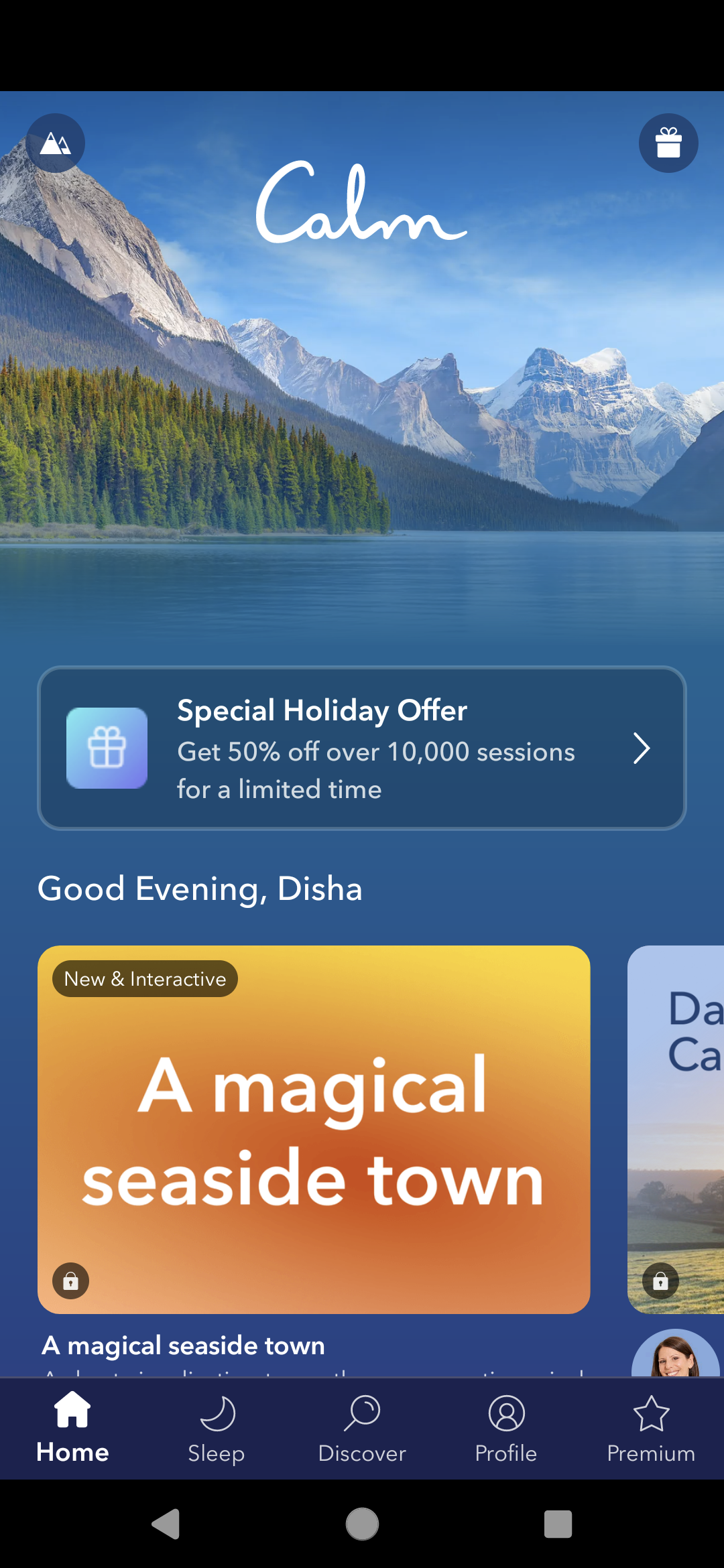 mobile app marketing holidays special holidays offer calm 473x1024
