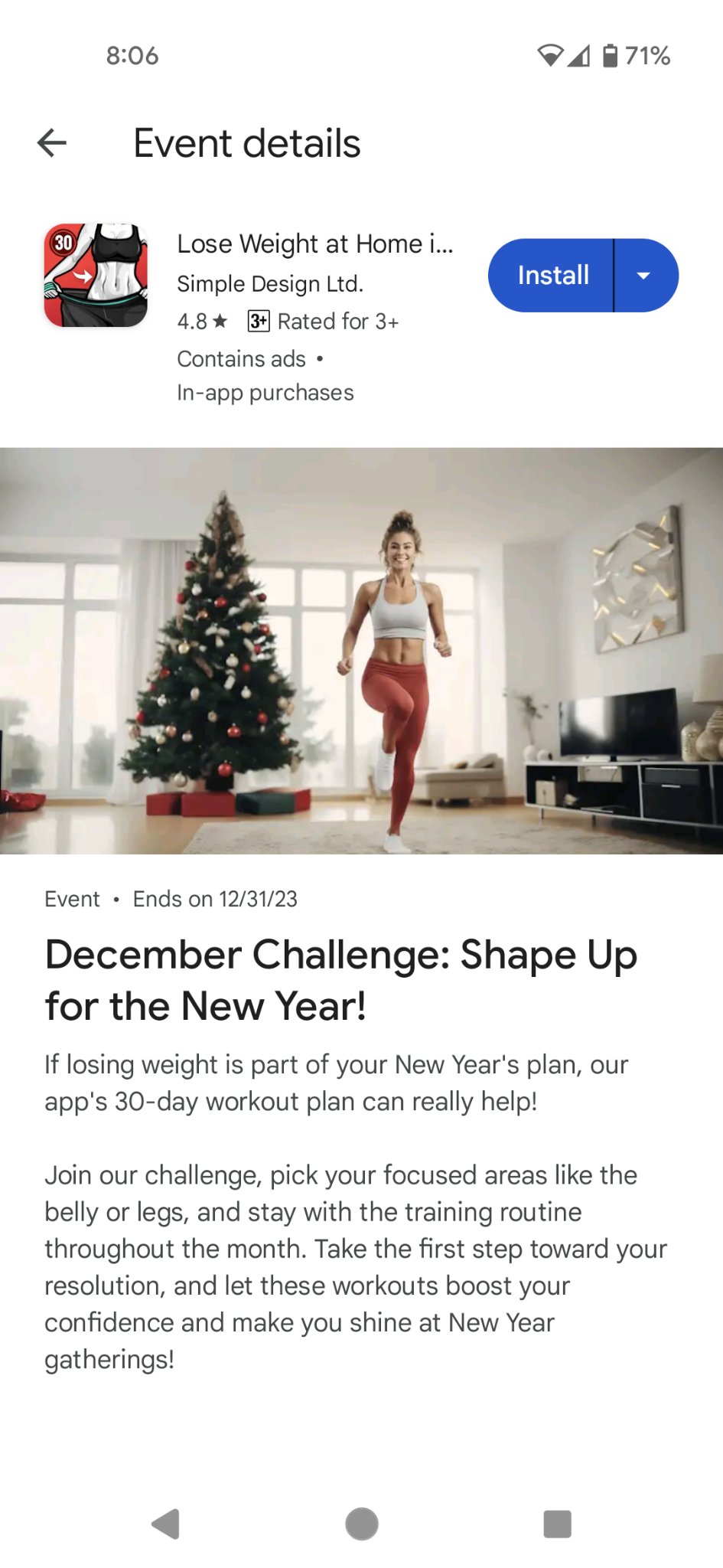 mobile app marketing tips for christmas season in app Christmas event 473x1024
