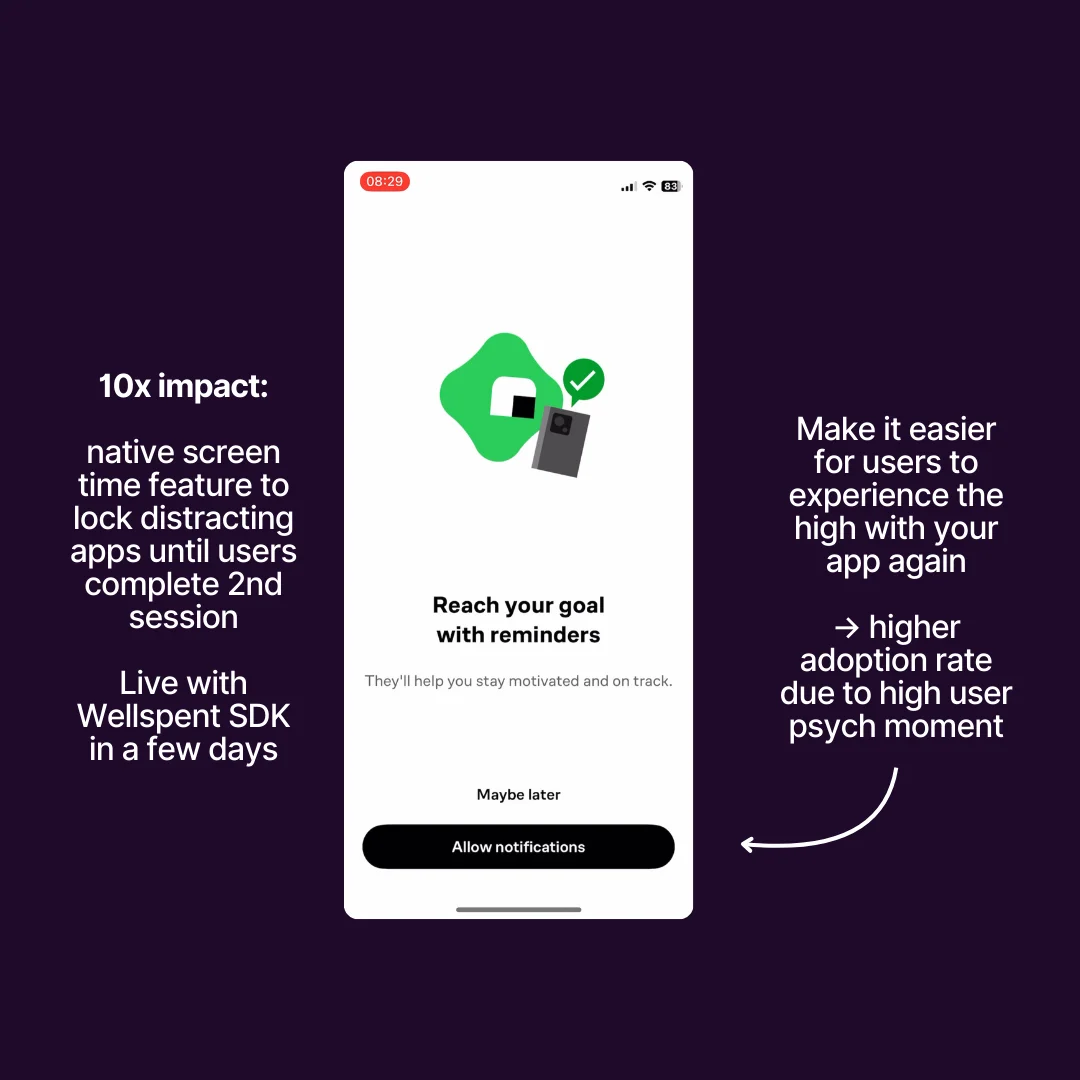 Don’t forget to enable their notifications! Otherwise, how will you bring them back?