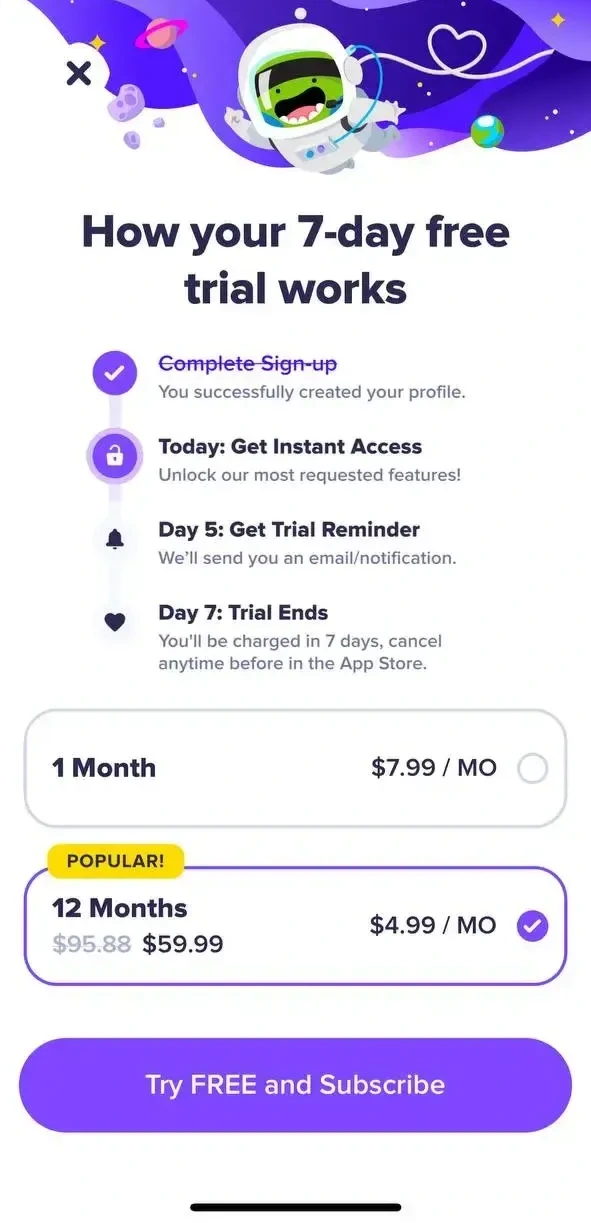 ClassDojo iOS paywall