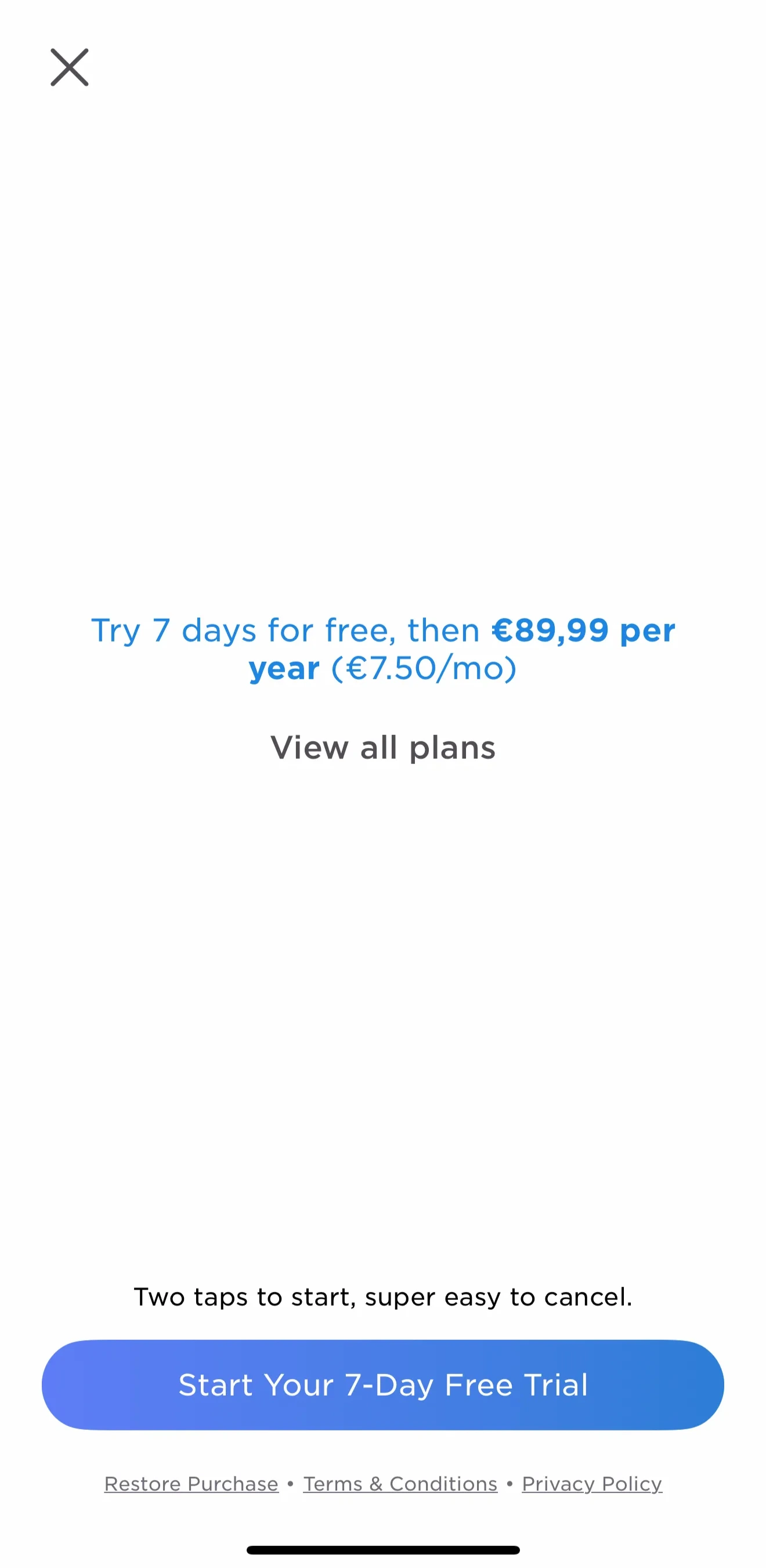 Imprint: Learn Visually iOS paywall